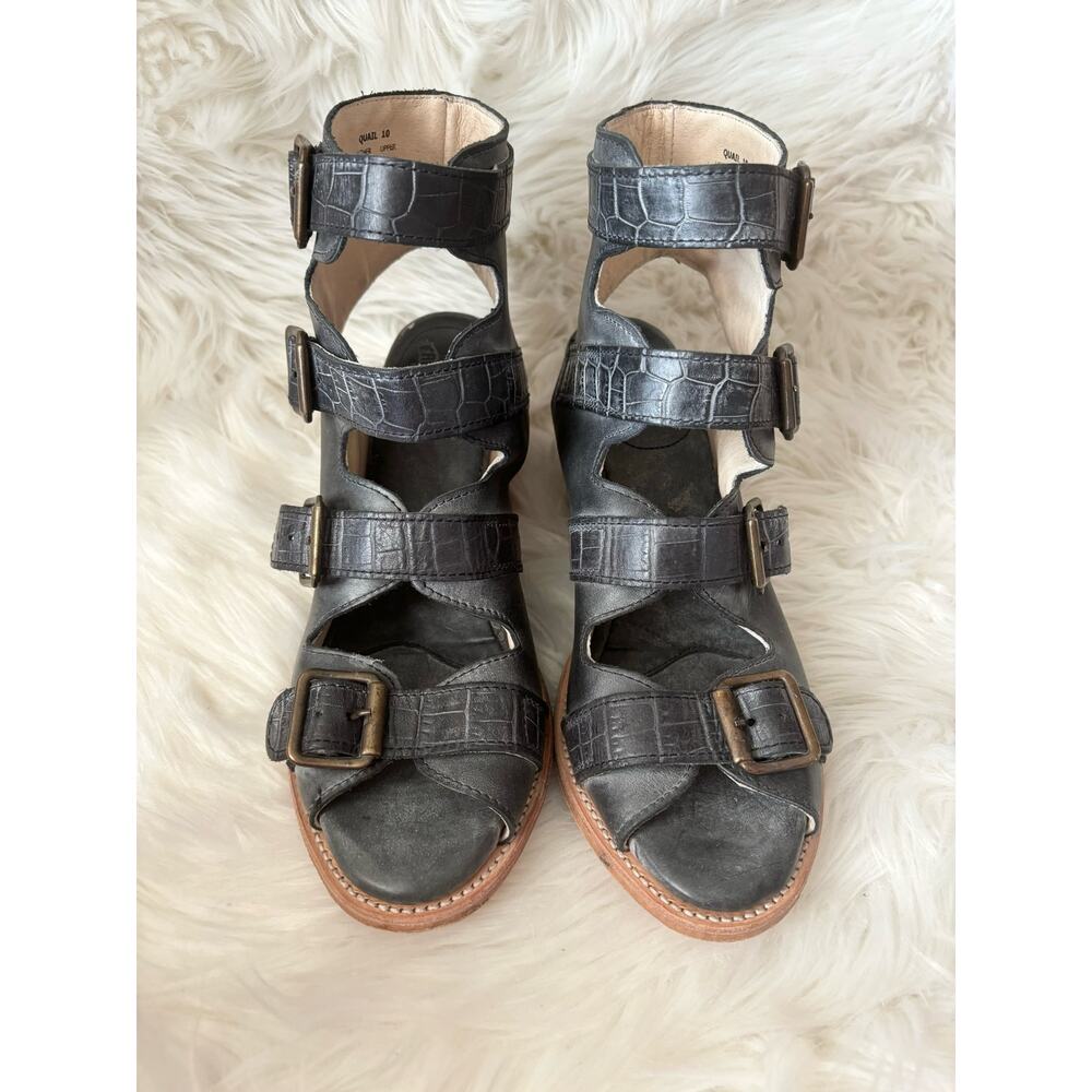 FREEBIRD BY STEVEN Quail Sandals in Black Multi 10 - Picture 4 of 12